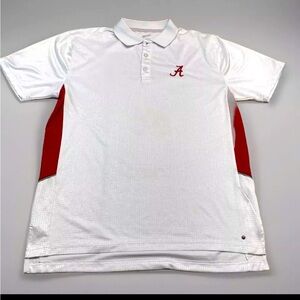Alabama Crimson Tide Size L Polo Shirt Chillwear READ & SEE PHOTO